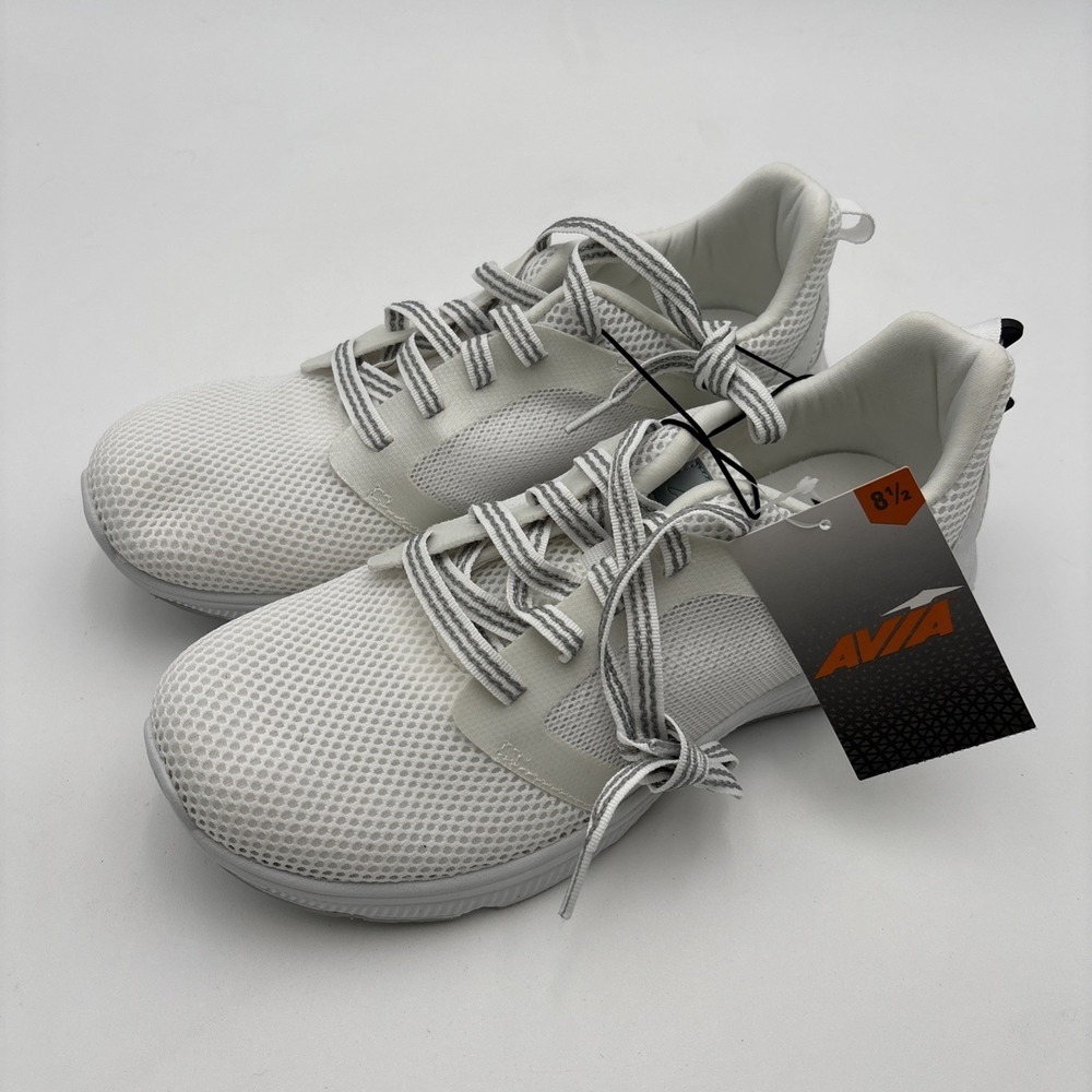 Avia Women's 8.5 - 2023 Deluxe Athletic Running Walking Sneaker-White NWT